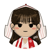 Korean Drama Girl Sticker