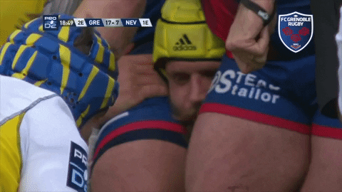 fcgrugby giphygifmaker head rugby melee GIF