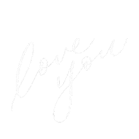 Love You Calligraphy Sticker