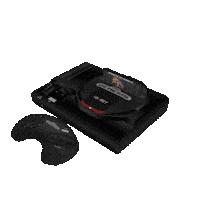 VanDammaged 90s videogames sega genesis Sticker