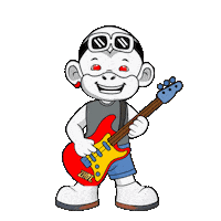 Rock N Roll Sticker by Zhot Music