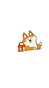 hellcat happy dog hello stars Sticker