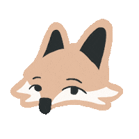 Fox Wink Sticker