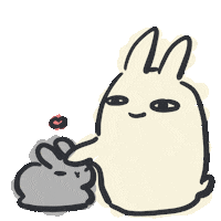 Loop Bunny Sticker by bunny_is_moving