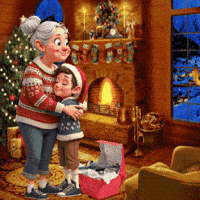 Christmas Day Grandmother GIF