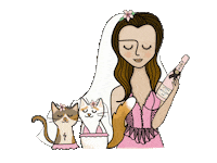 Despedida De Solteira Cats Sticker by Carol Fernandes