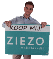 Ziezo makelaar tilburg verkocht makelaardij Sticker