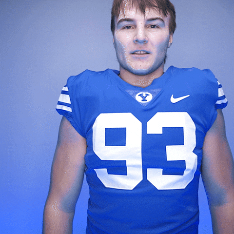 Byu Football Sport GIF by BYU Cougars