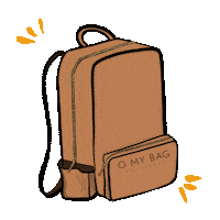 Johnbackpack Sticker by O My Bag