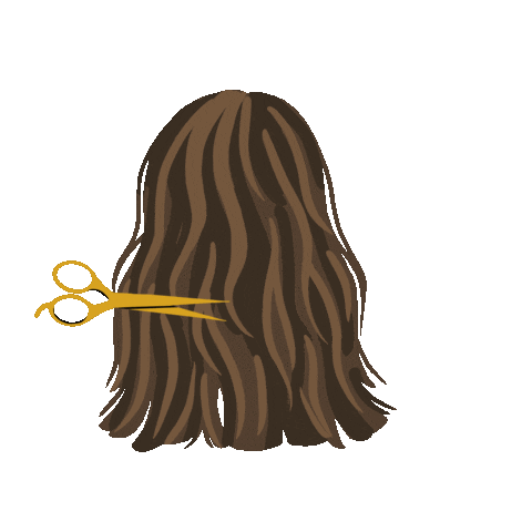 Hair Haircut Sticker by ArielleDesignsHair
