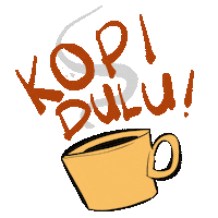 jetlat coffee kopi lal jetlat Sticker