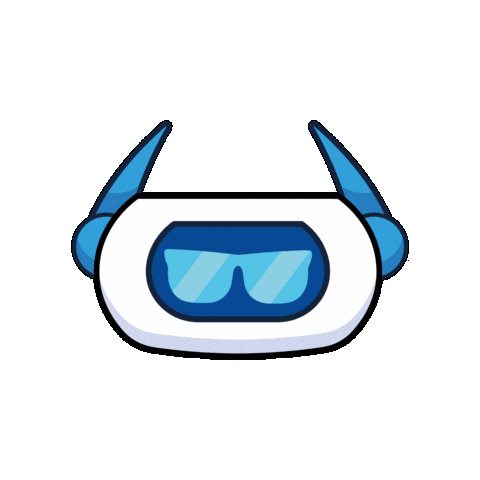 RedConectaIFS giphygifmaker cool robot lentes Sticker