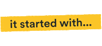 Itstartedwith Sticker by Bumble