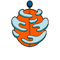 korientationverein radar antenne komet politische bildung Sticker
