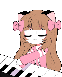 Piano Sticker