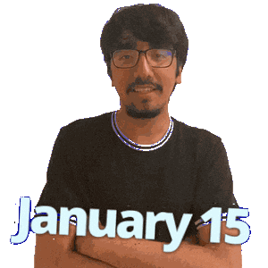 January 15 Sticker