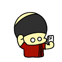 kkabuktoon happy 신나 서울 축구 Sticker