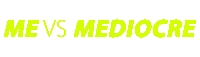 Mediocre Sticker by Corey Calliet