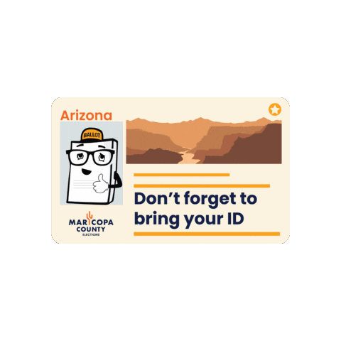 Arizona Az Sticker by Maricopa County Elections