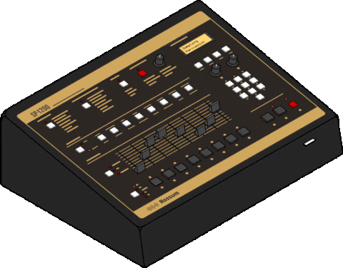 Rossum Sticker by Drum Machine Funk