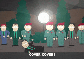 shooting military men GIF by South Park 