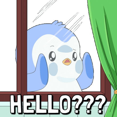 Where Are You Hello Sticker by Pudgy Penguins