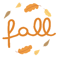 Fall Season Sticker