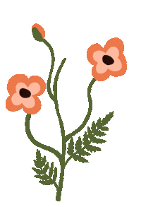 Flower Unikko Sticker by Pikku paperi