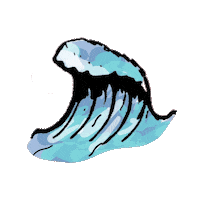 Ocean Swimming Sticker by Loto El Salvador