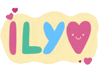 I Love You Heart Sticker by The Forest Mori