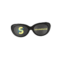 Sunglasses Sticker by SOUNDRAWio