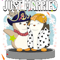 Propose Just Married Sticker by Pudgy Penguins