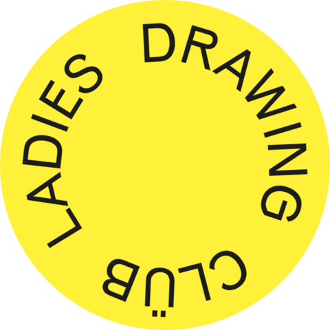ladiesdrawingclub ladies contemporary art art community female art Sticker