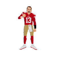 Excited San Francisco 49Ers Sticker by Panini America
