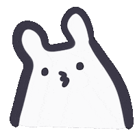 Sad Bunny Sticker