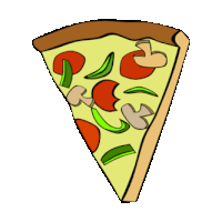 Hungry Pizza Sticker by imoji