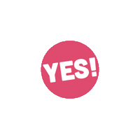 Yes Sticker by annasmotionclub