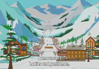 snowy mountain GIF by South Park 