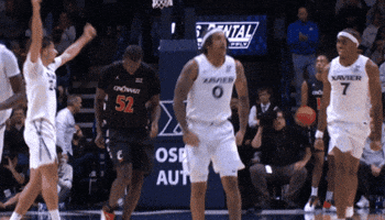 Celebration Flex GIF by Xavier Men's Basketball