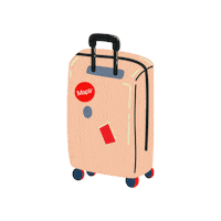 Maplr travel trip canada plane Sticker
