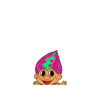 90S Troll Sticker by Rad Coffee