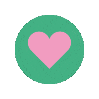 Kreis Herz Sticker by idee. Creativmarkt