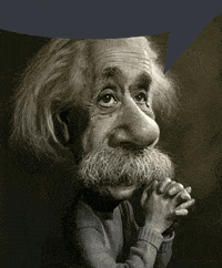 Albert Einstein Brain GIF