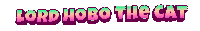 Lord Hobo The Cat Sticker by Alex Anderson