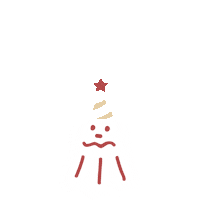 Party Christmas Sticker by PAZZO