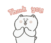 Dog Thank You Sticker