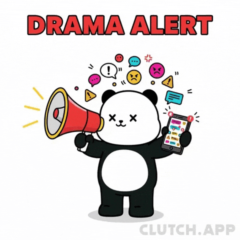Social Media Drama GIF by Kanpai Pandas