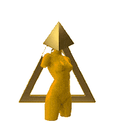 Pyramid Head Sticker by The LSD Hotel