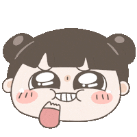 Girl Smile Sticker by chuchumei