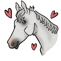 In Love Horse Sticker